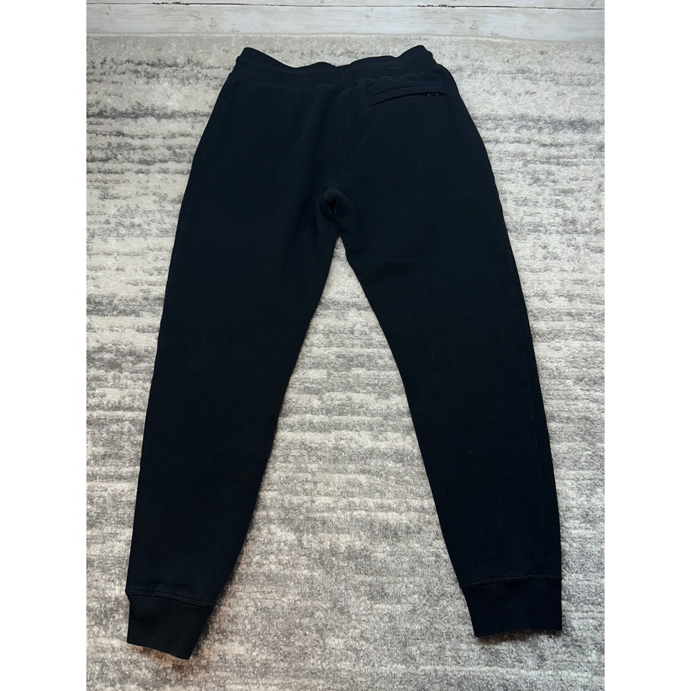 GOAT USA Sweatpants Mens Small Black Logo Joggers Fleece - Picture 9 of 9